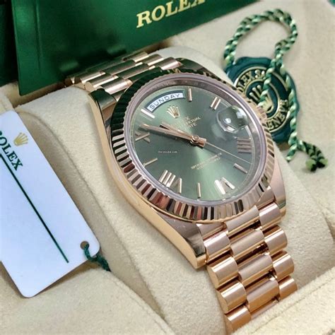 rolex day-date rose|Rolex rose gold 40mm president.